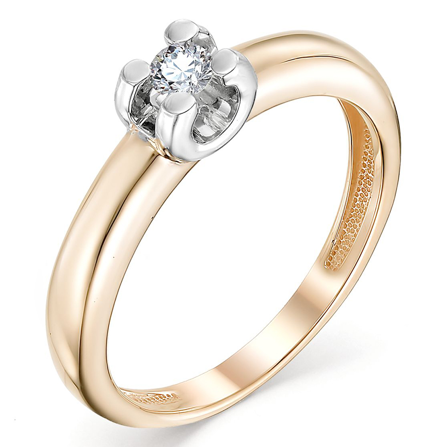Кольцо, золото, бриллиант, 3002-110